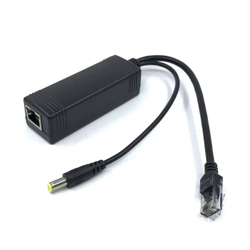 48V to Active Isolated PoE Splitter IEEE802.3af 12V2.5Adapter Injector poe splitter Connector Active 10/100MFor PoE IP Camera