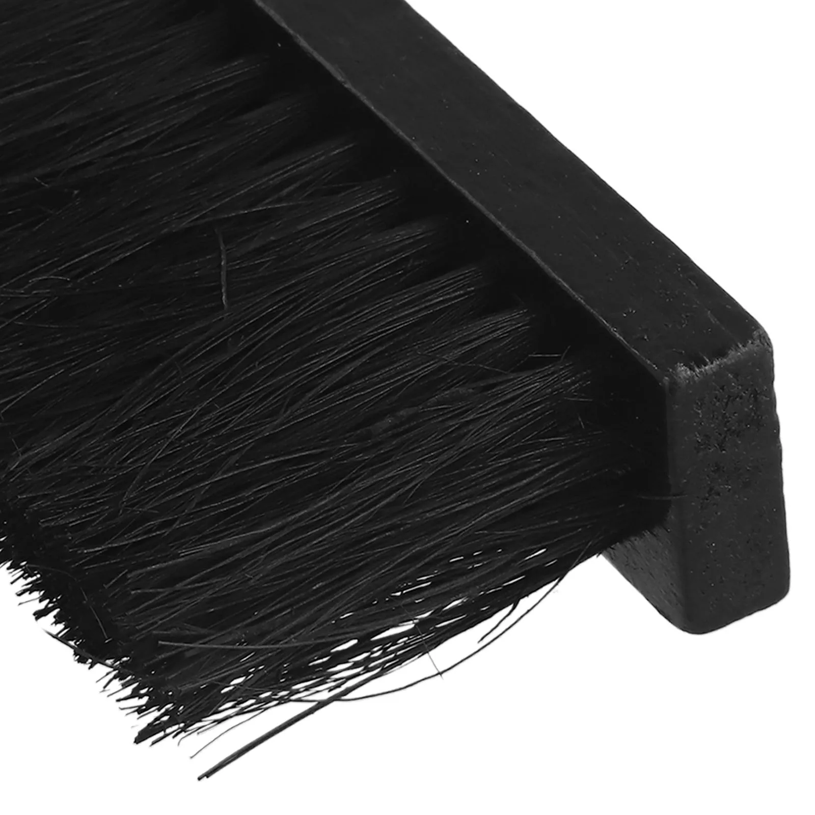 Cepillo cuadrado negro para chimenea, cabezal de limpieza de 13,5x3,5x1,3 cm, herramienta para el hogar, 1 unidad