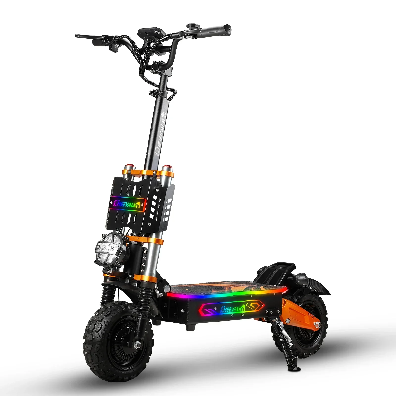 Cheevalry S11 PRO Adult Electric Scooter 3000W*2 60V 43AH Folding E-Scooter 11 Fat Tire E-Mountain Scooter