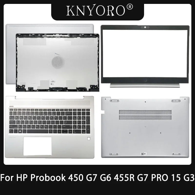 Original New for HP Probook 450 G7 G6 Zhan66 15 G3 Laptop LCD Back Cover Lid Front Bezel Top Keyboard Case Palmrest Bottom Case