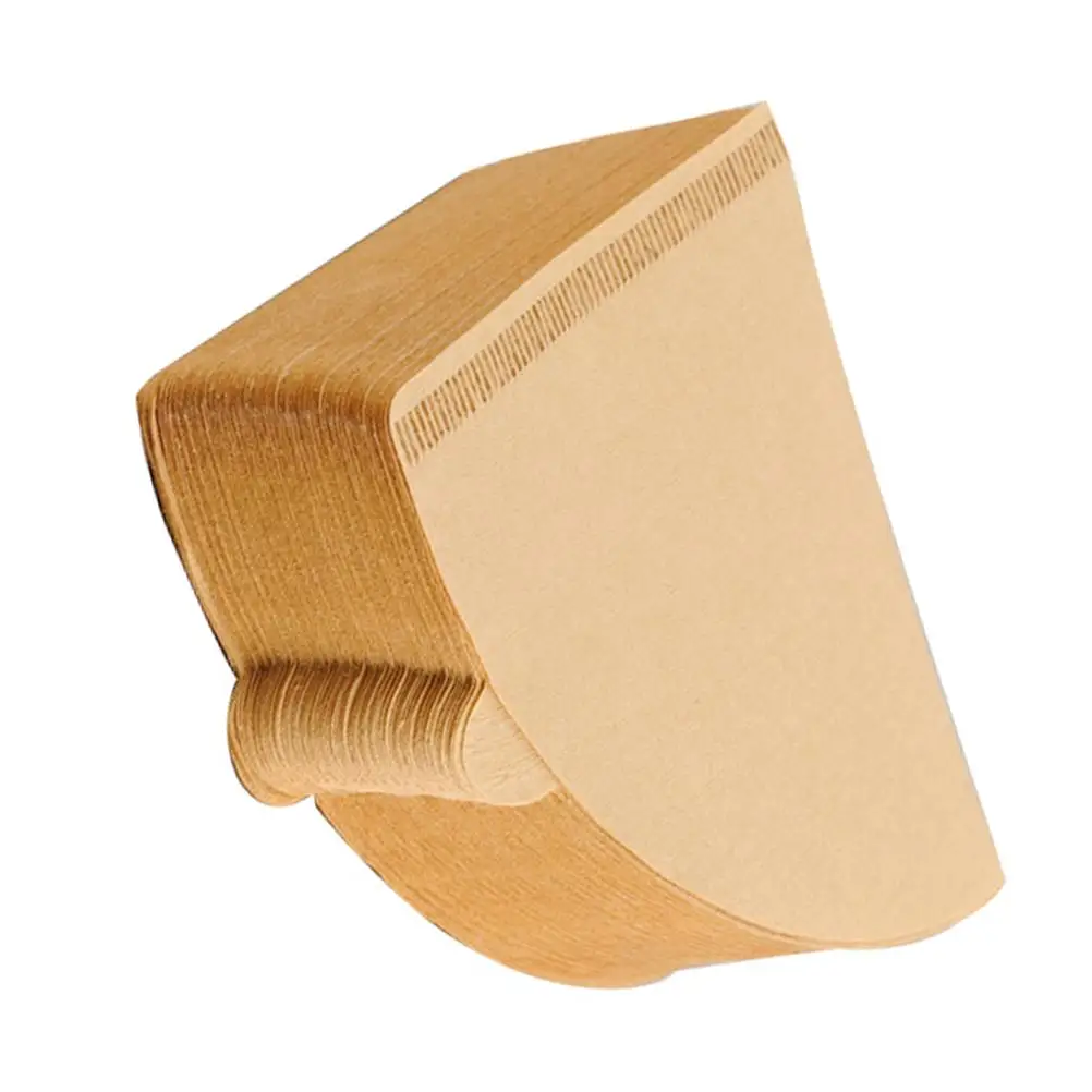

100 Pcs V Shaped Filter Paper Cone Filters for Coffee Shops Office Pantries Premium Material Safe Disposable Health Practical