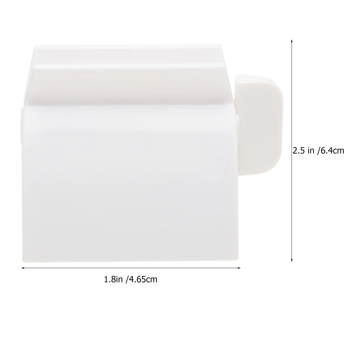 1 قطعة عصارة معجون الأسنان المتداول أنبوب موزع اكسسوارات الحمام البلاستيك الأبيض ل غسول كريم الطلاء عصارة عدة #3