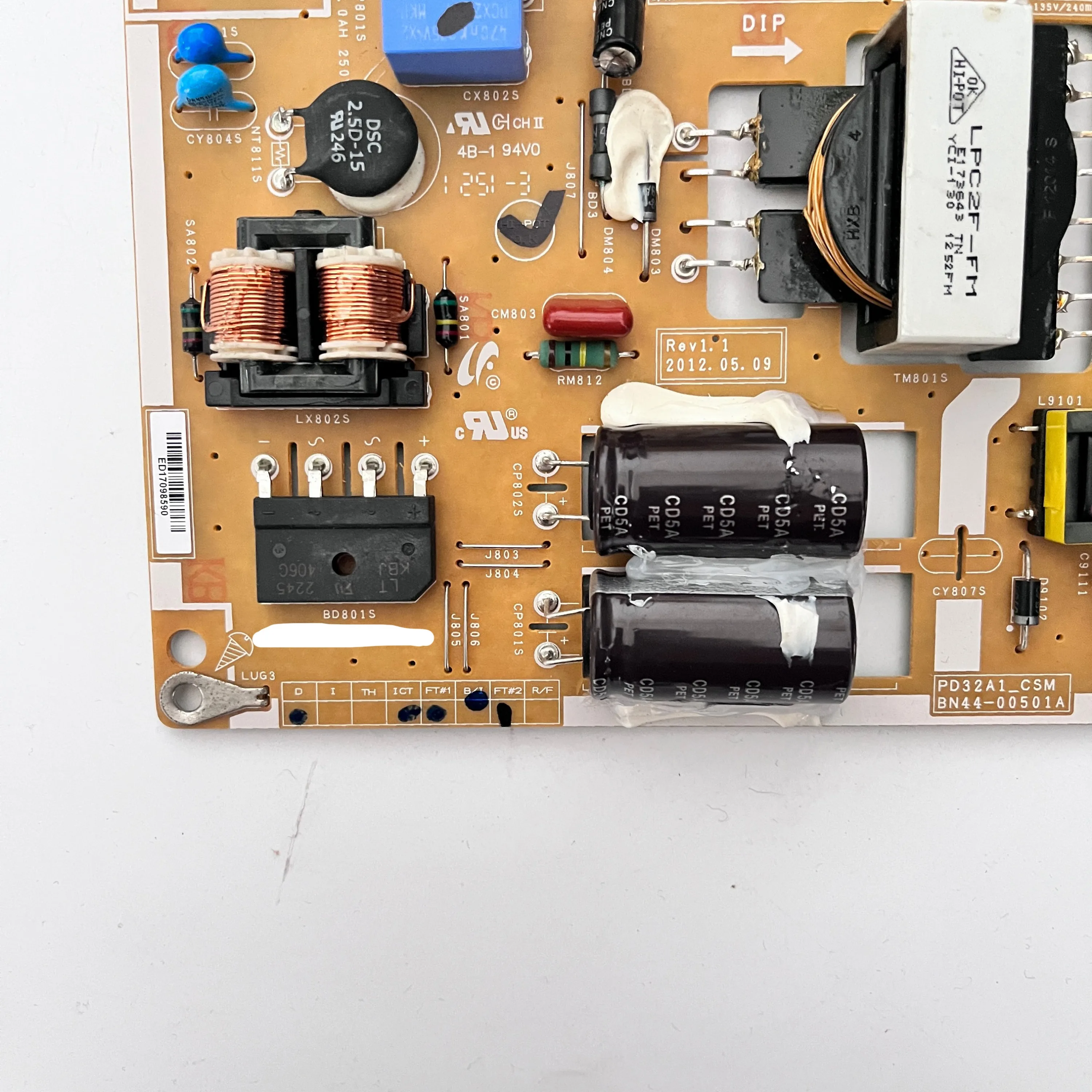 Genuine Original TV Power Supply Board PD32A1_ CSM BN44-00501A Is Working Normally And Suitable For LCD TV UE32ES5500 Tv Parts