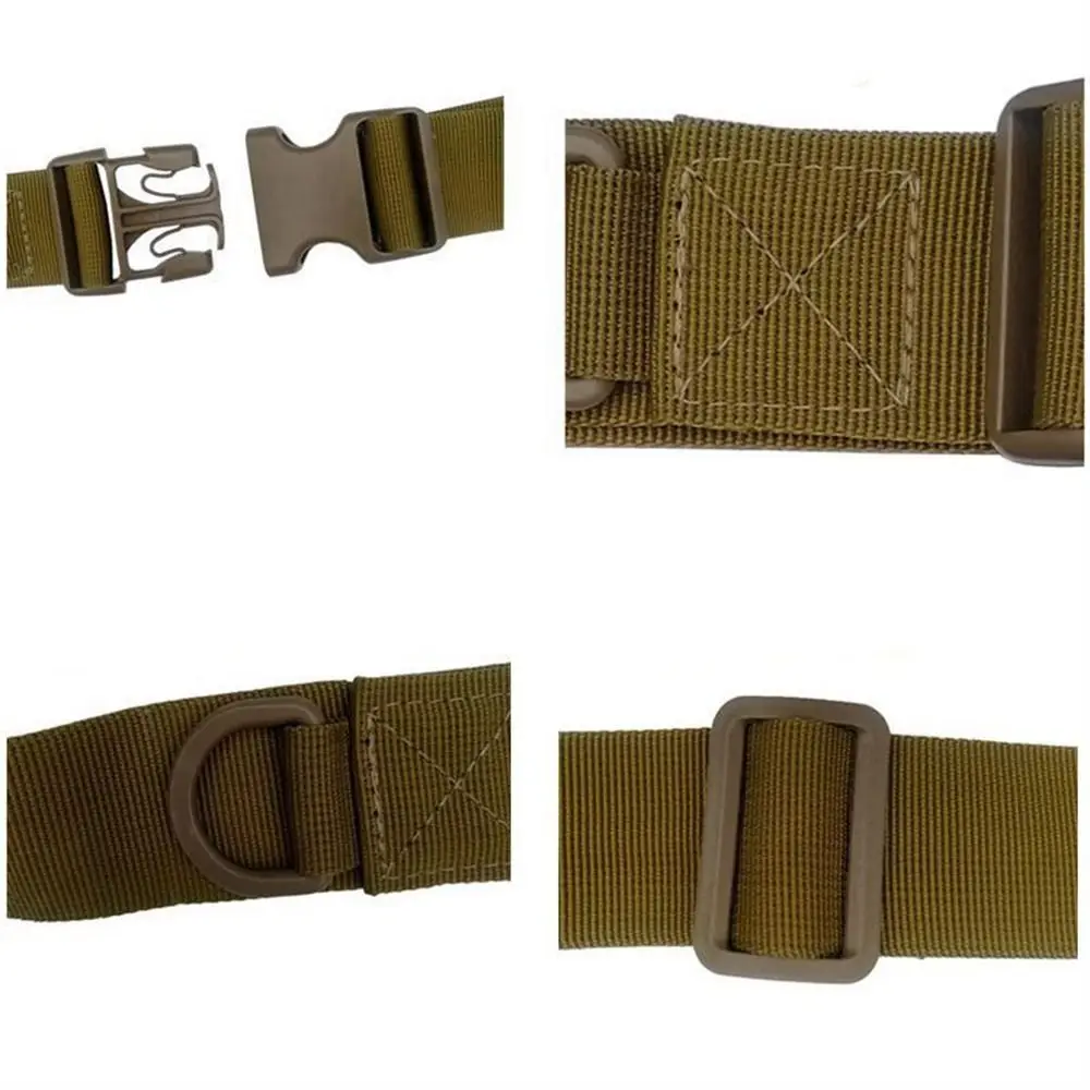 Quick Release Waistband Strap Multiple Pockets Molle Belt Combat Belts Nylon Adjustable Buckle Men Adjustable Belt