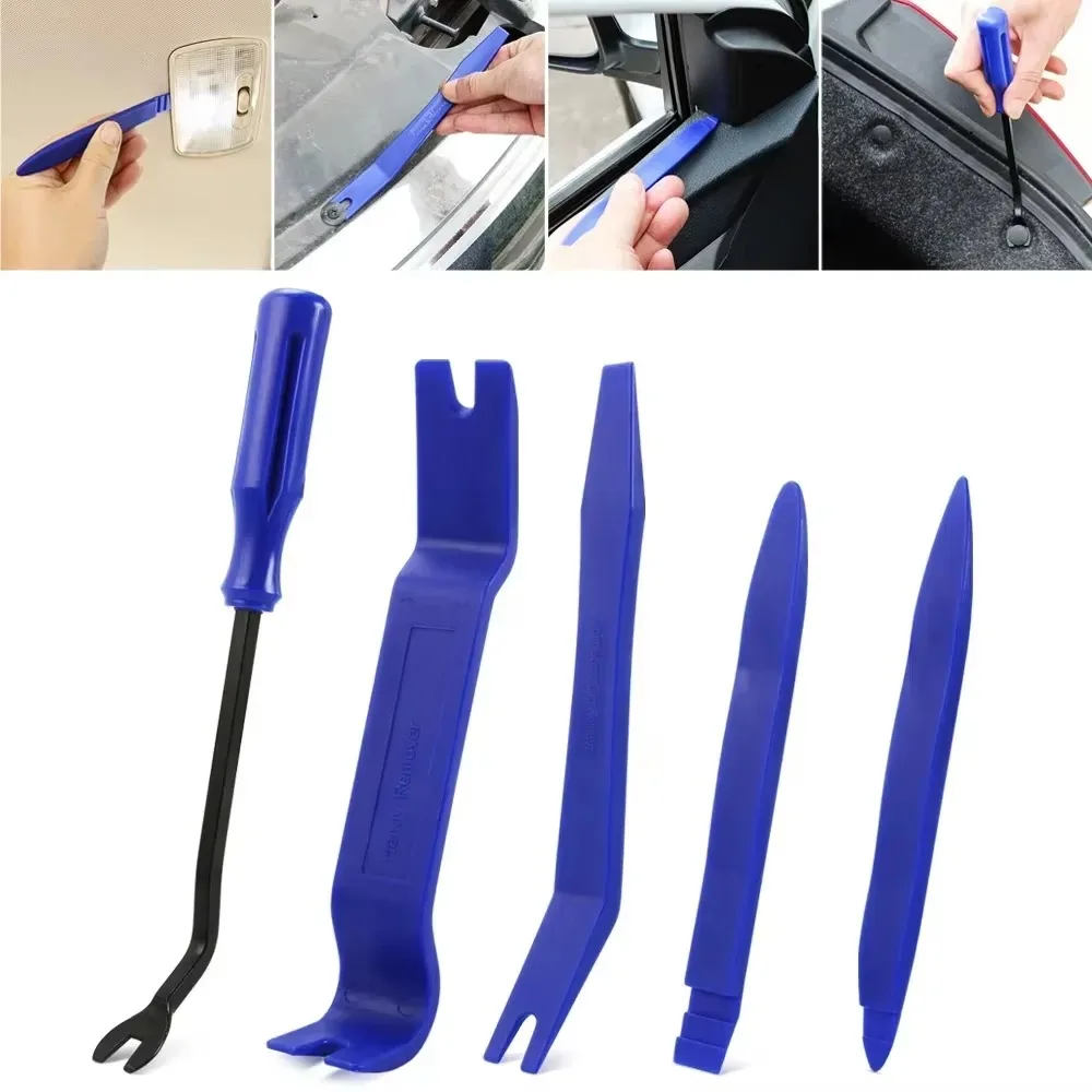 

​​1/6 Pcs Set​​ Plastic Auto Dismantle Tools Kit​​ ​​Non-Scratch​​ ​​Multi-Purpose​​ ​​Panel Trim Removal Kit​​ ​​Ergonomic​​