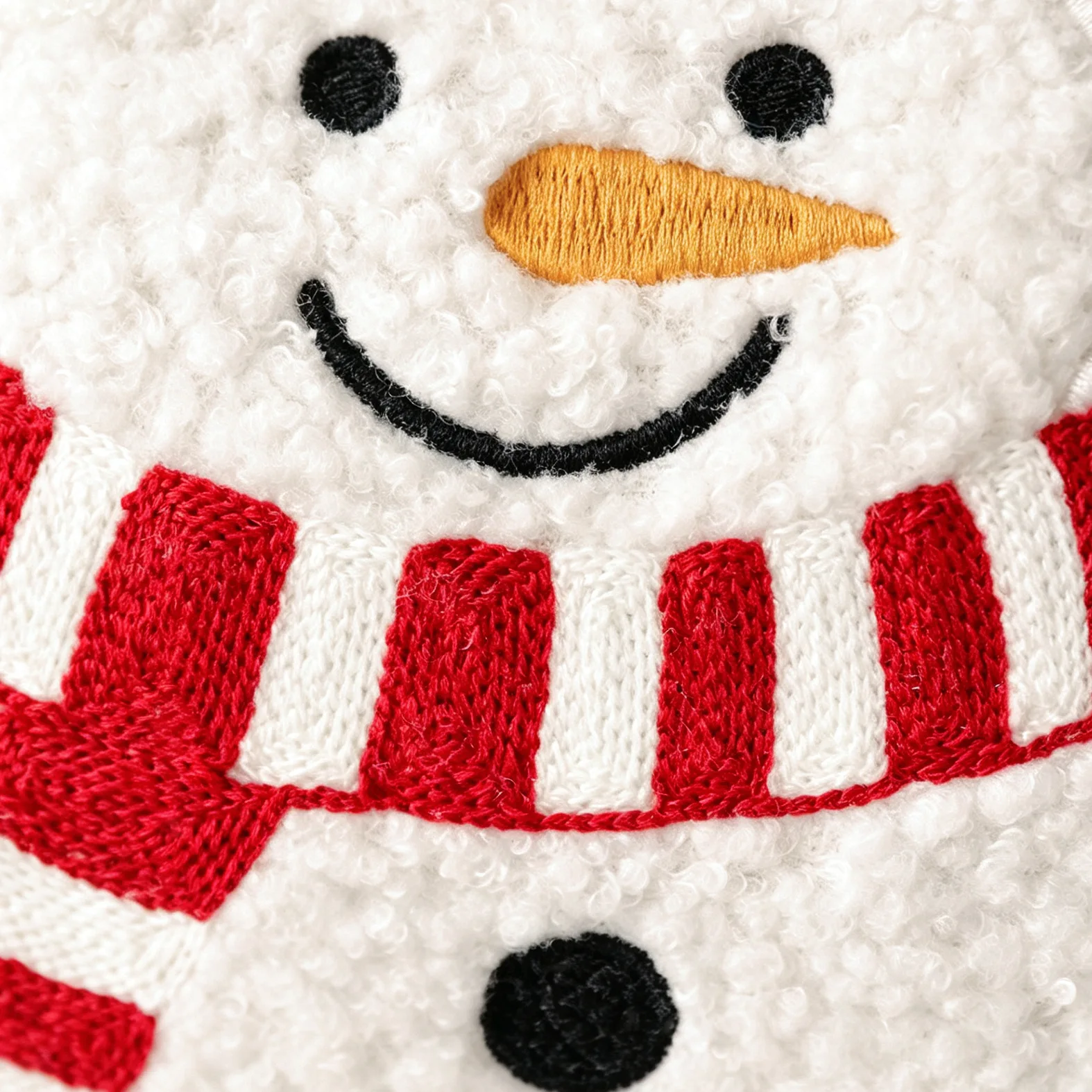 Weihnachtsbaum-Stickerei-Kissenbezug, weicher, mit Schneeflocken bestickter Kissenbezug, Weihnachts- und Neujahrsdekoration – Detail 15