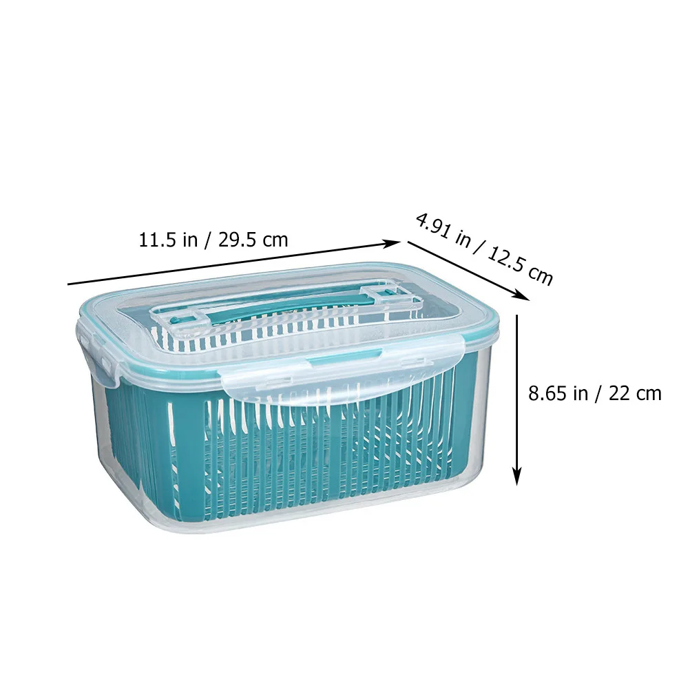 

5Pcs Drain Basket Storage Strainer Double-Layer Kitchen Basket Fruit Vegetable Washing Holder Practical Kitchen Strainer