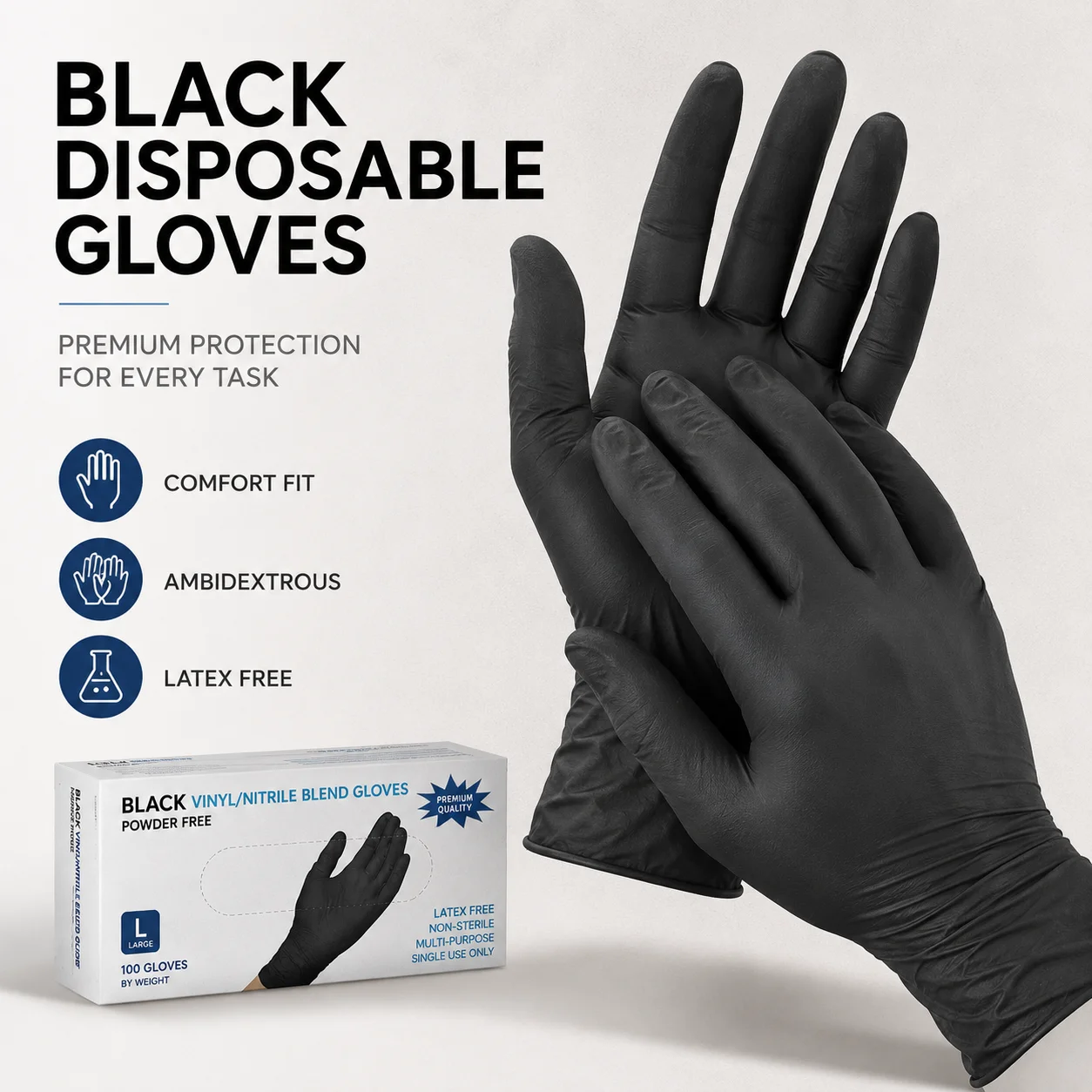 두꺼운 고무 일회용 니트릴 라텍스 PVC 장갑, 기름 - Commercial Kitchen Gloves 리뷰 및 가격