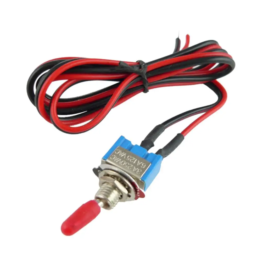 High Quality Pre-Wired On/Off Mini Toggle Switch Leads Includes Switches 24'' Leads Works for all 12V Applications