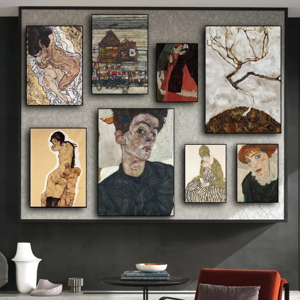Egon Schiele Art Poster Prints: How These Wall Pieces Transformed My Living Space Into a Modern Expressionist Sanctuary