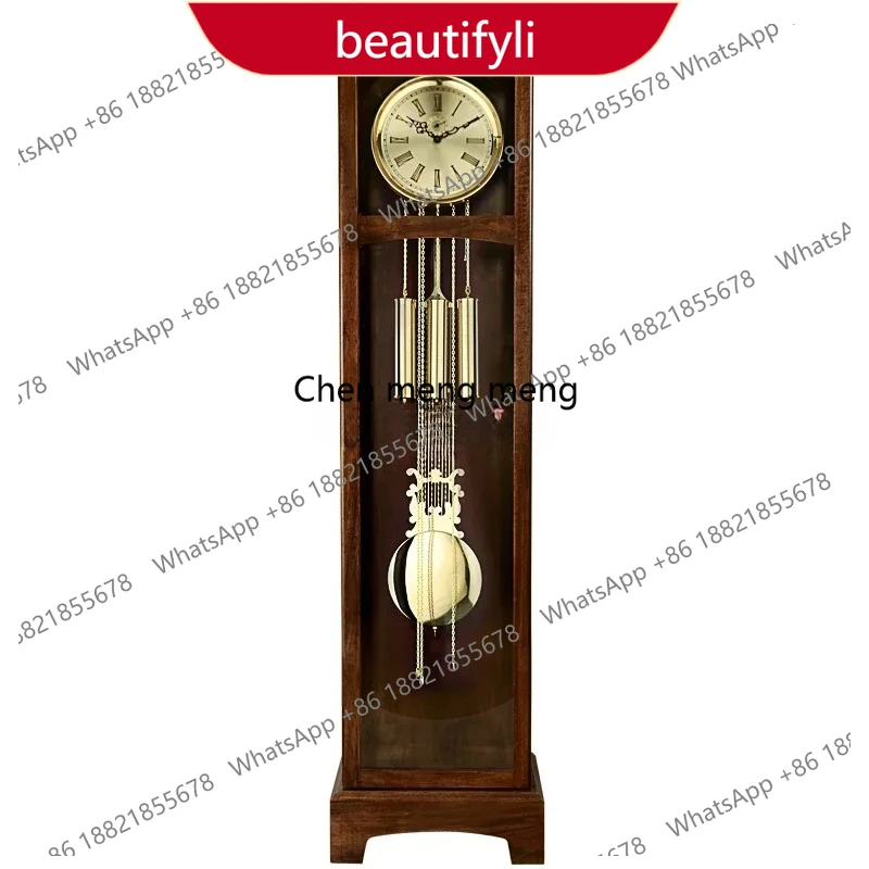 European floor clock living room modern simple American mechanical light luxury floor clock a55
