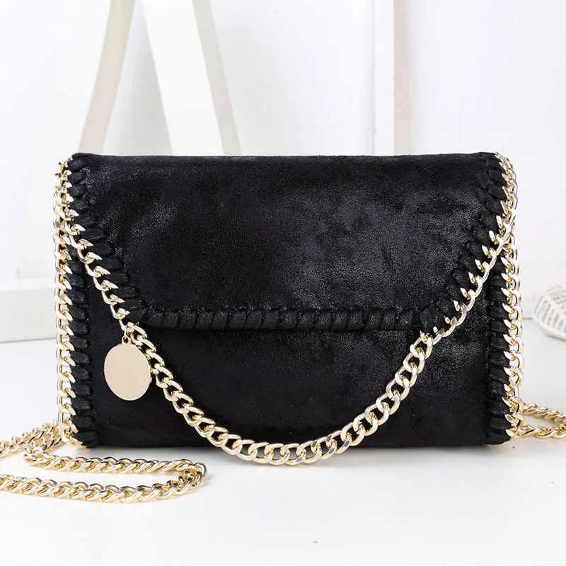 

Casual One-shoulder Women's Bag Fashion Diagonal Chain Bag Trumpet Grab Bag