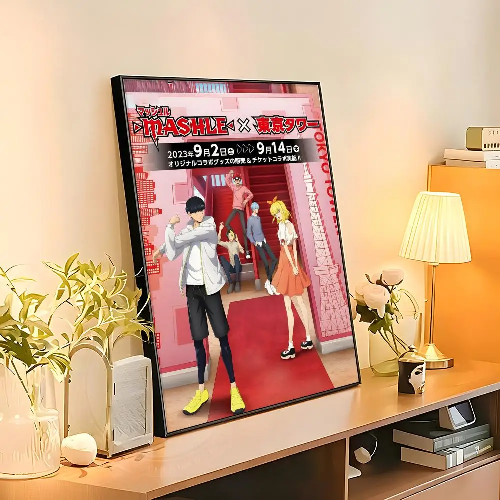Mashle Magic and Muscles Anime Painting Calligraphy Poster art art suitable for living room bedroom bar parlor home view 5