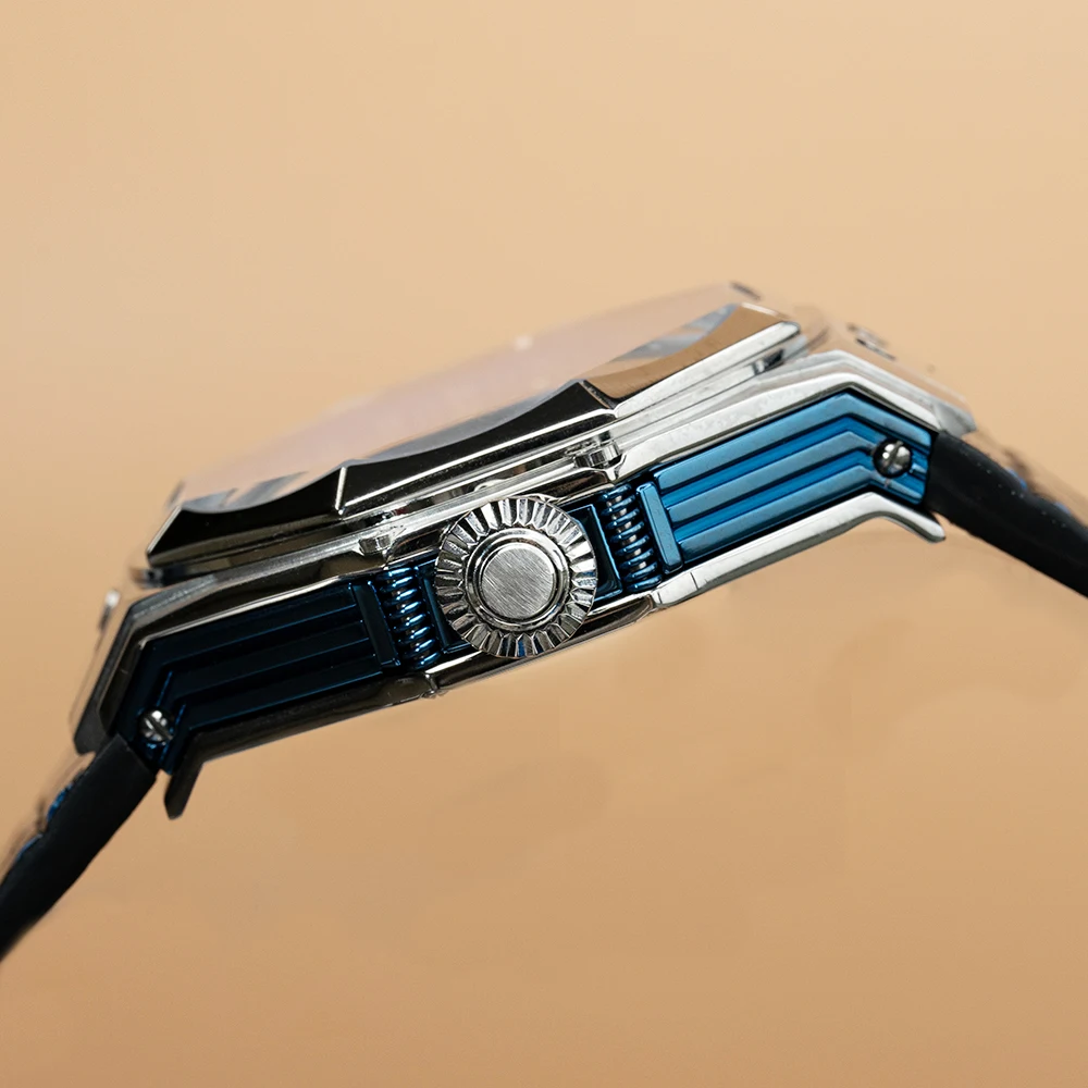 AJUT montre Tourbillon automatique hommes en acier inoxydable 316L squelette mécanique Tourbillon volant montres pour homme saphir 0383