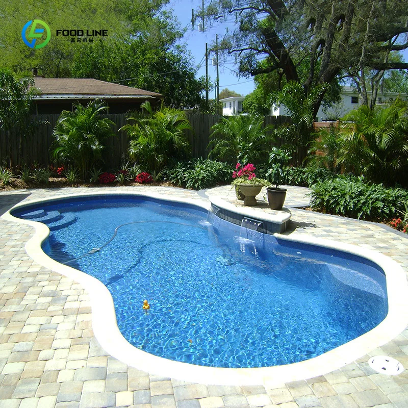 In Ground Buried Fiberglass Pool Water Entertainment Leisure Facility for Commercial Use Custom