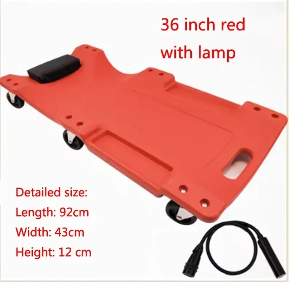 36 inch Car Repair Lying Board Skateboard Spare Parts Repair Board Car Vehicle Service Maintenance Tool images - 6