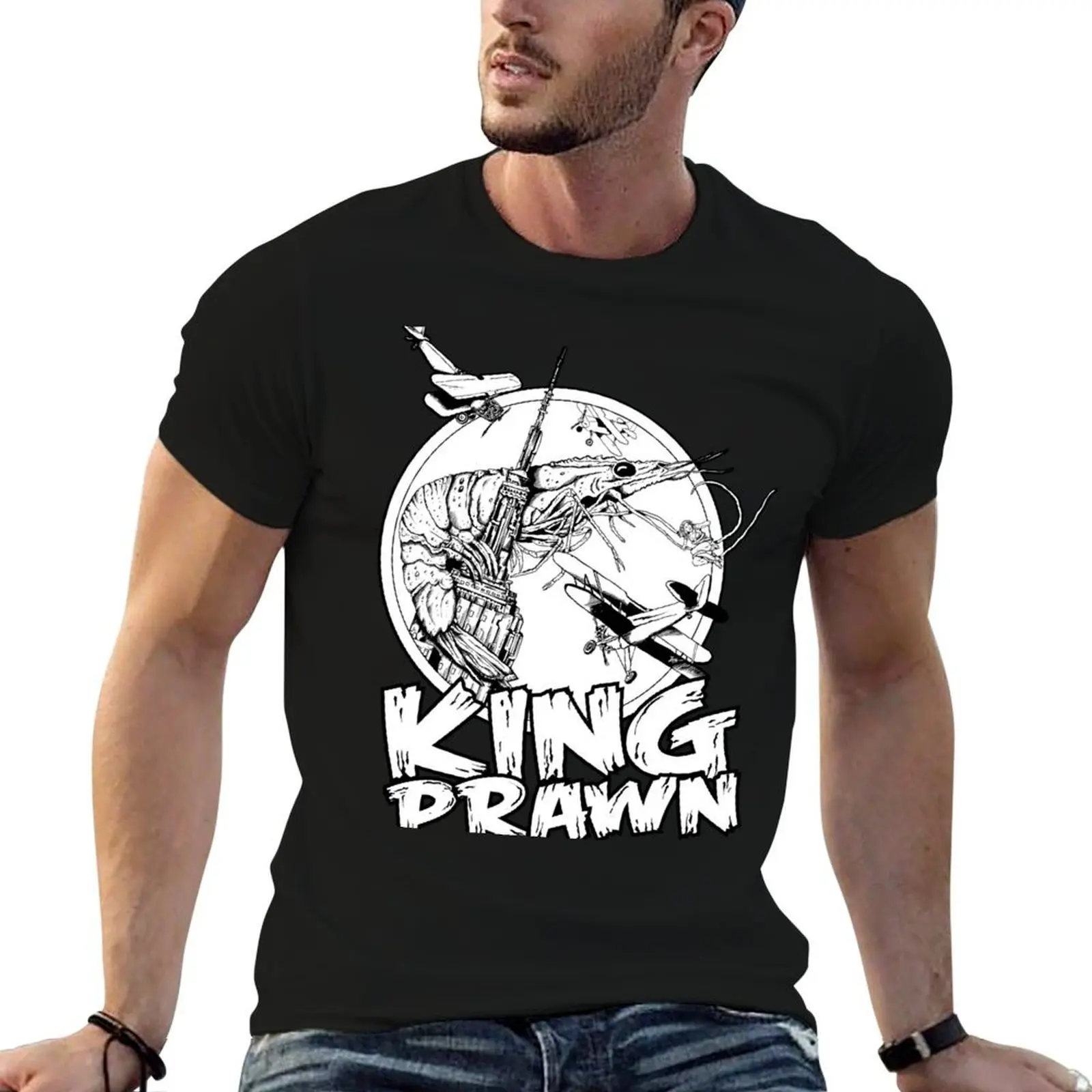 

KING PRAWN T-Shirt t shirt man luxury t shirts for man pack white anime t shirts for man T-Shirt