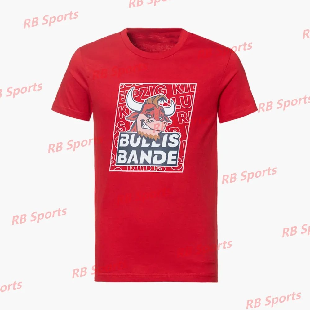 2024 RBLZ RBL Varsity Red Bull Bullis Bande RB Leipzig German Football Cotton T-Shirt RBR Apparels T-shirt Adults/KIDS