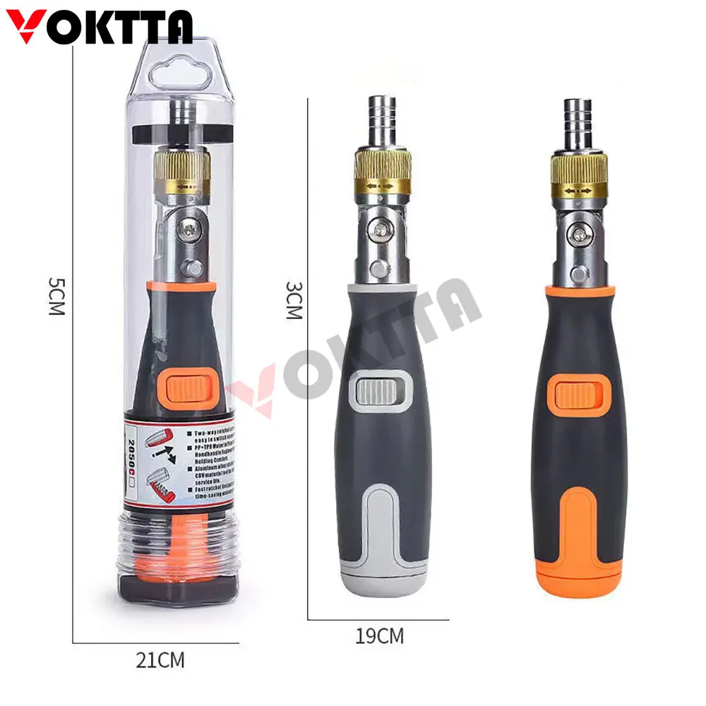 Portable Manual Ratchet Screwdriver Hidden Screwdriver Head Multi Angle Corner Capable Multifunctional Precision Screwdriver Set