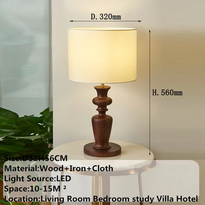 SOURA Contemporary Table Lamp Retro Creativity Living Room Study Villa Hotel Bedroom LED Bedside Desk Light