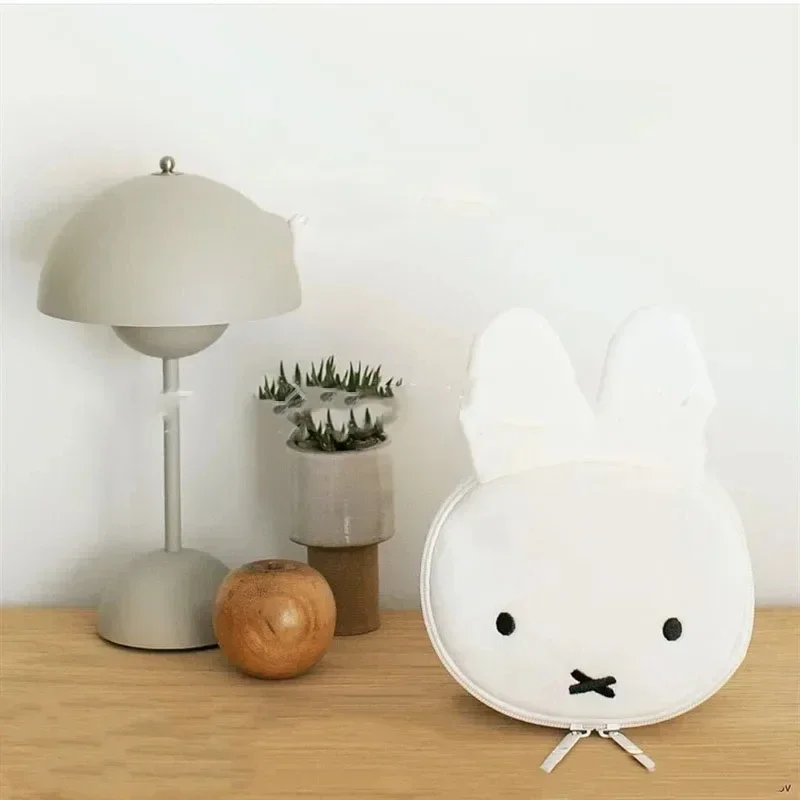 Cartoon Miffy Handheld Cosmetic Bag Miffy Cute Beauty Cartoon Kawaii Plush Cosmetic Bag Large Capacity Toy Girl Gift