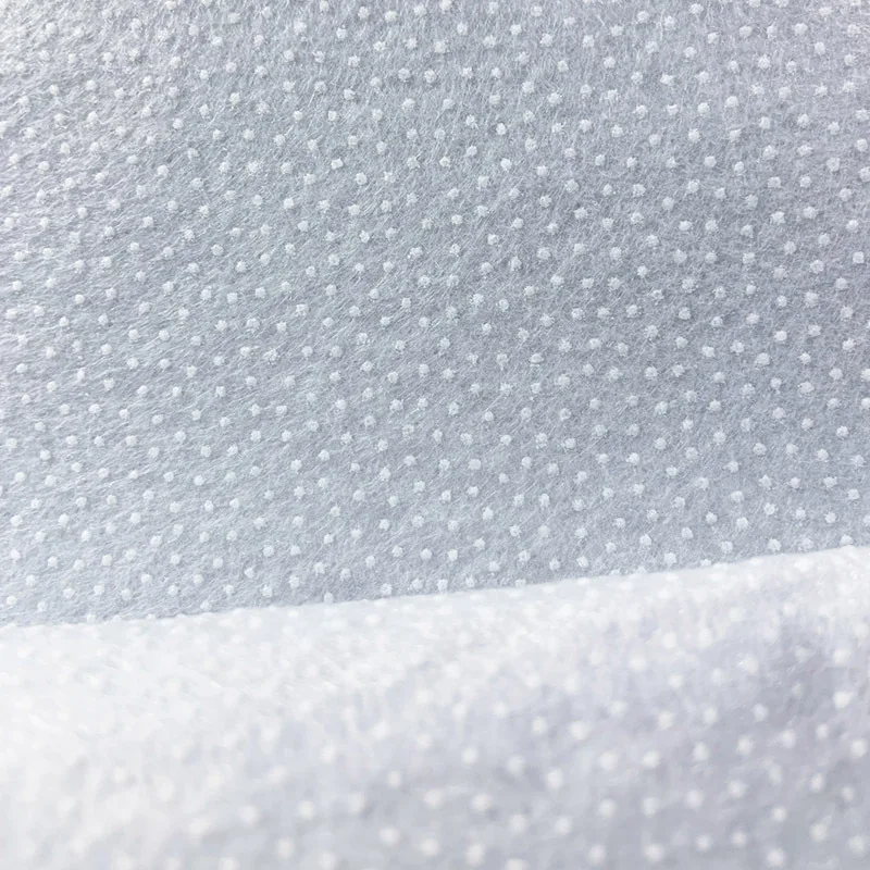 Fotografia 3: Tecido de interlinha não tecido com fundo bordado fusível de 5 jardas x 30 cm de largura para suprimentos de material de roupas
