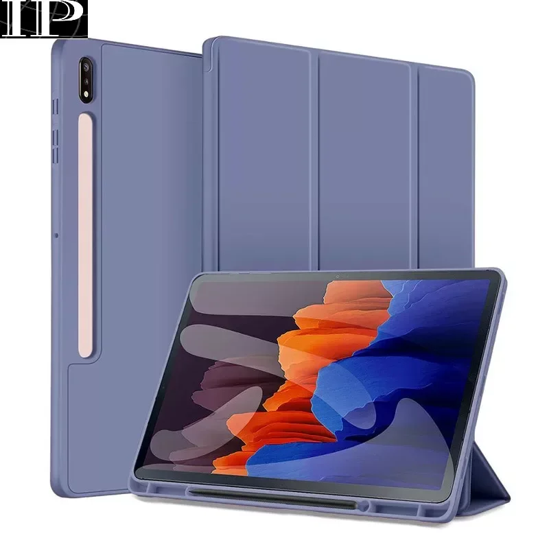 

Flip Case For Samsung Galaxy Tab S9 ultra 14.6 2023 SM-X910/X916 Stand Cover With Pencil Holder Tab S8 11 S7 FE Plus 12.4 Case