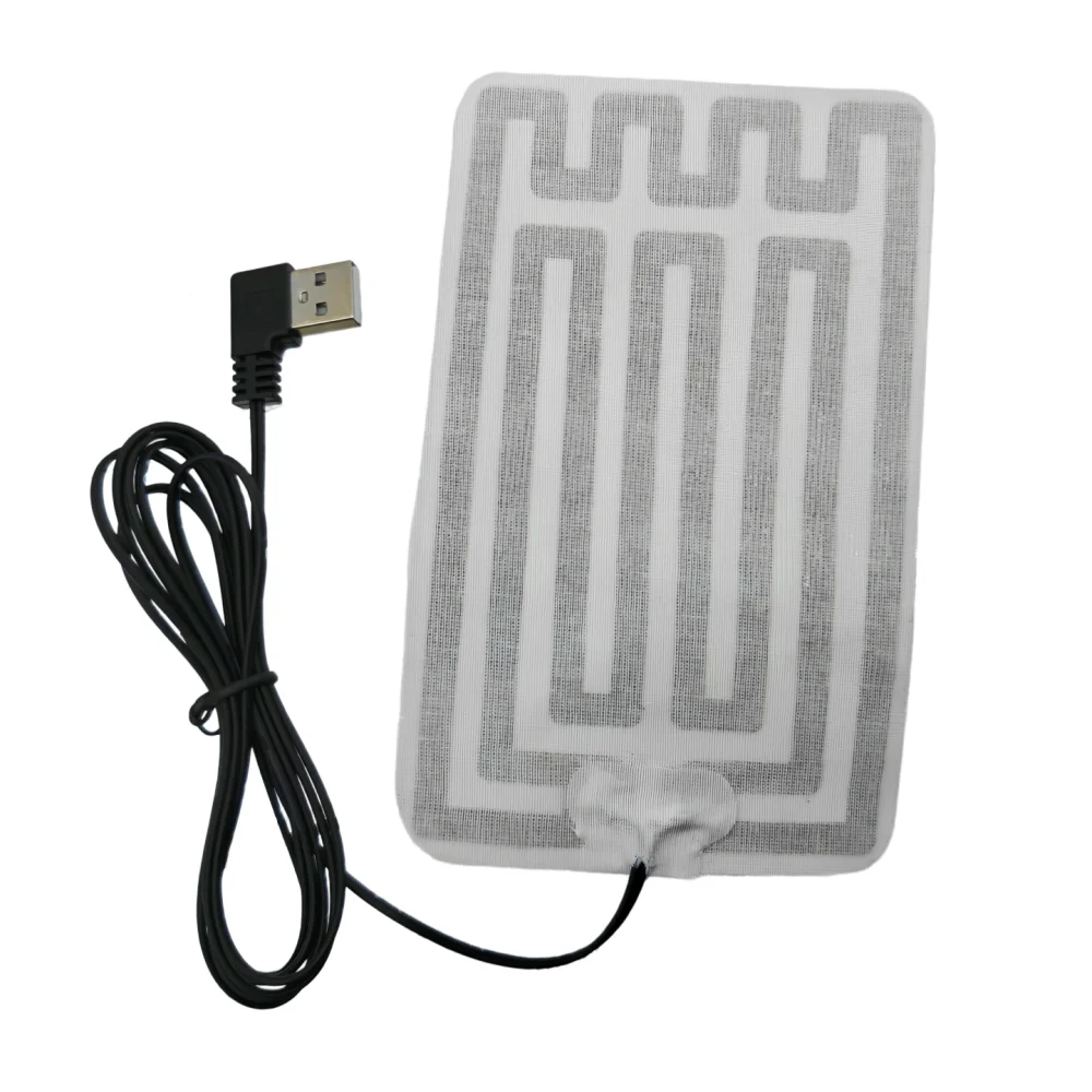 Película de Aquecimento USB de Fibra de Carbono para Luvas, Calçados e Bolsos - Aquecedor Elétrico Portátil 5V para Inverno