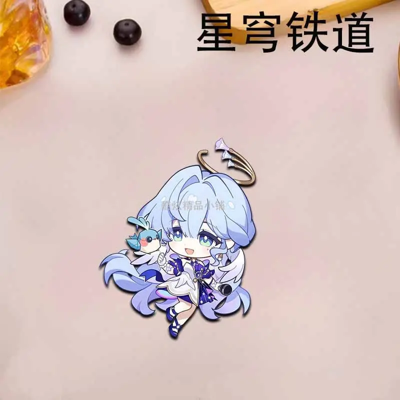 2PC New Anime Honkai: Star Rail Sunday Robin Lapel Badges Clothes Jewelry Collar Brooches Accessories Gifts For Friend