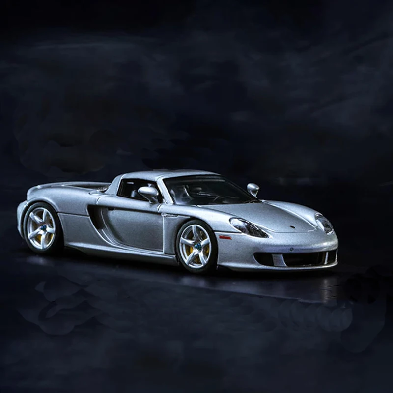 Scala 1:64 Carrera GT edizione limitata auto sportiva simulazione modello di auto in resina display statico giocattolo da collezione regalo souvenir