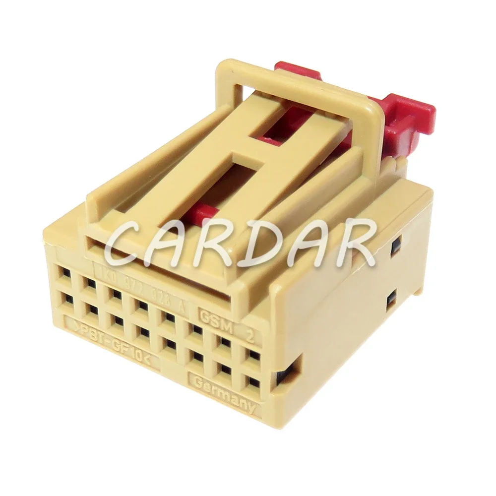 

1 Set 16 Pin 1K0 972 928 A Automotive Automatic Air Conditioning Panel Wire Cable Socket AC Assembly 1K0972928A For VW Audi