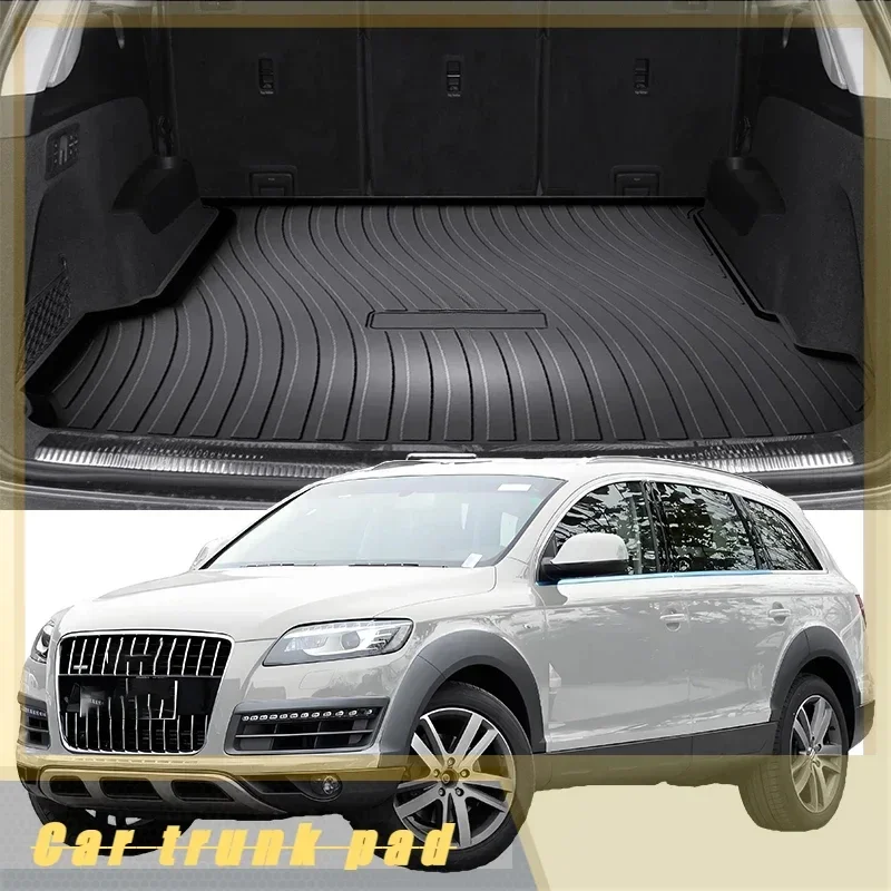 

Car Auto Rear Boot Cargo Liner Tray Trunk Mat Carpet for Audi Q7 2006-2024 Cushion Pad Carpet Pad Anti-dirty Anti-water TPE