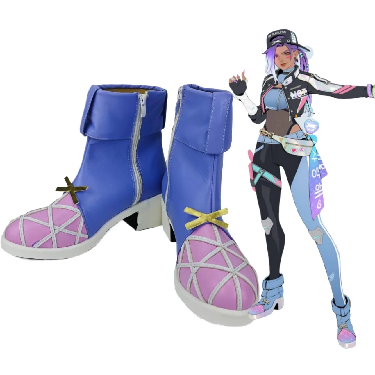 

Sombra Overwatchs Cosplay Boots Custom Made Shoes Cosplay Prop Footwear Any Size