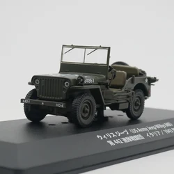 Ixo 1:43 Scale Diecast Alloy Willys MB 1943 Military Off Road Vehicle Toys Cars Model Classics Adult Collection Souvenir Gifts