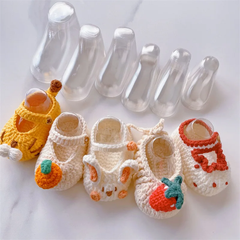 10Pcs/Set Transparent Baby Shoe Holder Foot Mold Socks Model Baby Shoes Short Boots Display Equipment Anti-Squeeze Shoe Support