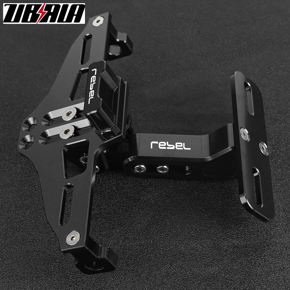 

For CMX 250C REBEL CMX250C 1996-2011 2010 2009 2008 Motorcycle Adjustable License Plate Bracket Holder LED Turn Signal Lights