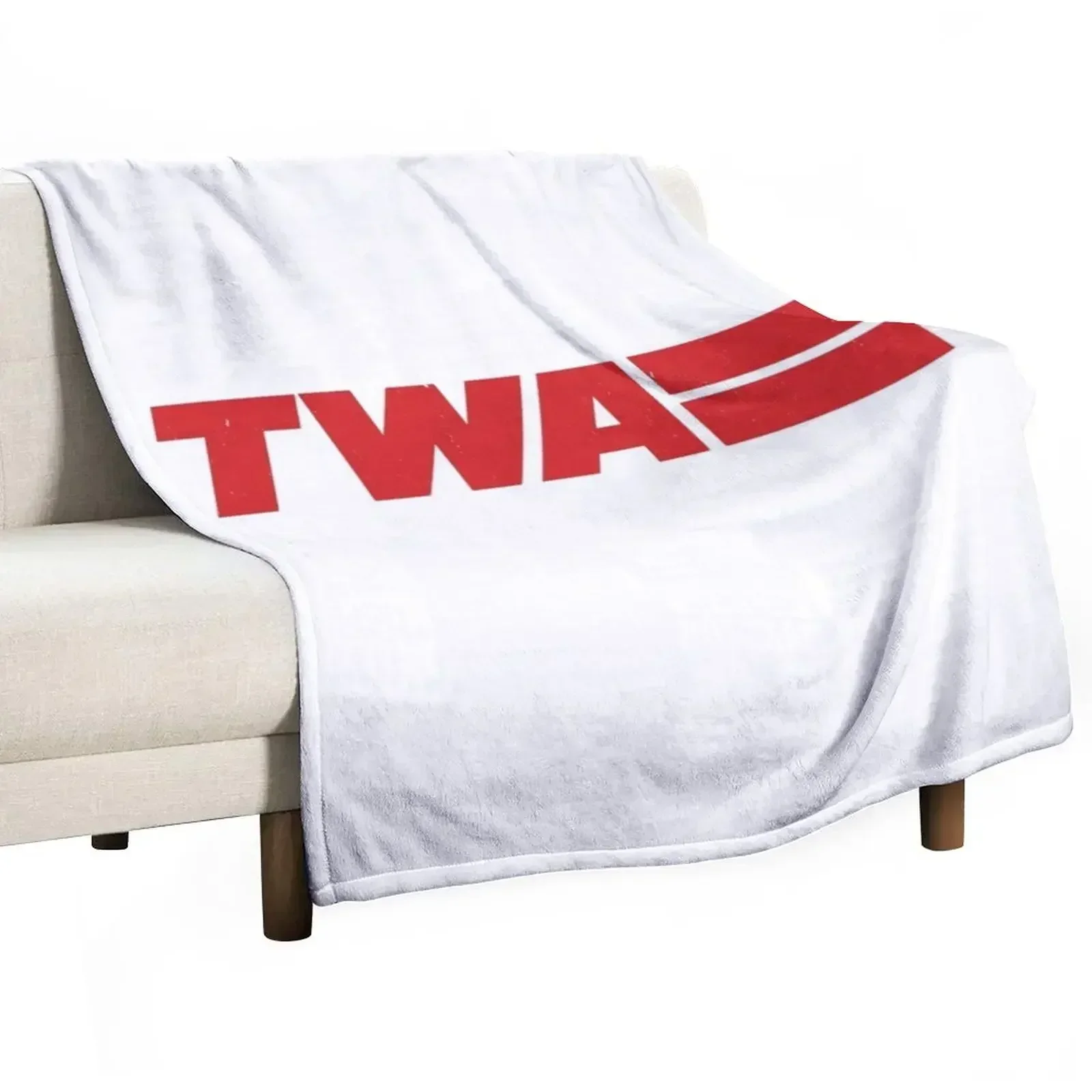 

TWA - vintage logo Throw Blanket Cozy Throw Blanket Birthday Gift for Him Her