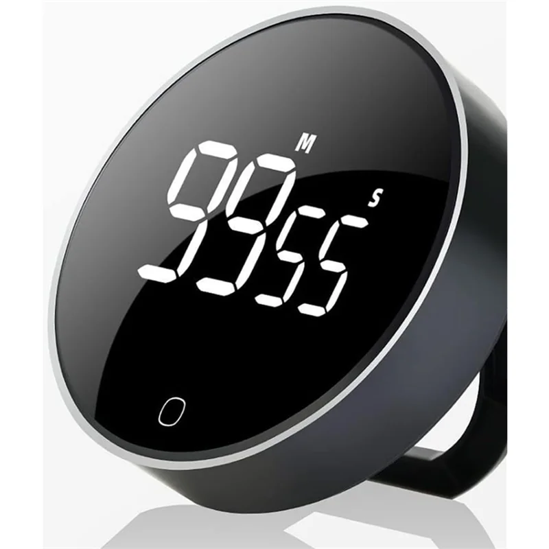 B50B - Obrotowy wyświetlacz LCD, elektroniczny minutnik, 99 minut, minutniki kuchenne, zegar do gotowania, głośny alarm, liczniki do domu i gabinetu