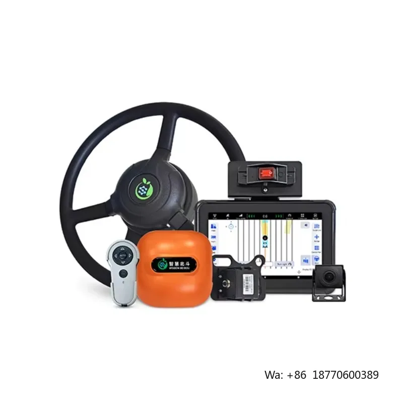 Autonomous Driving Tractor Navigation System High-Precision GPS & Beidou Guidance Built-in IMU & Fast Motor Installation