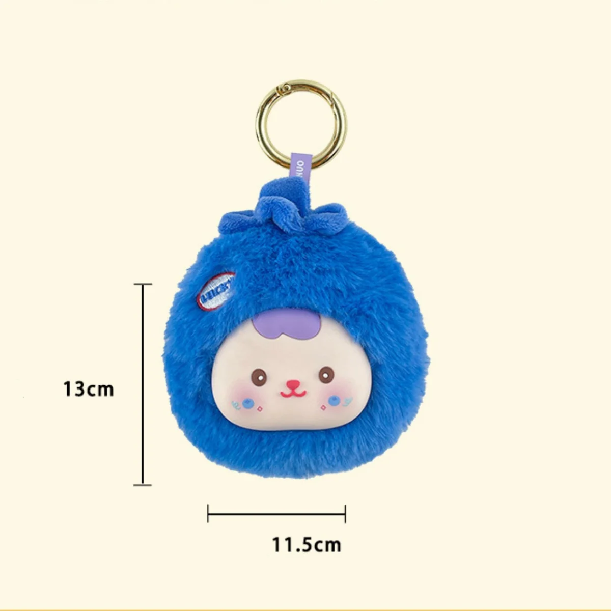 13 cm süße Obst-Geldbörse, Vinyl-Gesicht, Plüschtier, gefüllte Plüschtiere, Überraschung, Geburtstagsgeschenk, Spielzeug für Kinder, Taschenanhänger, Süßigkeiten auf Halloween