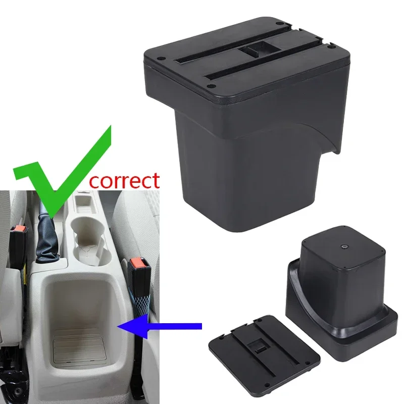 

Для Ford Focus 2 для Focus MK2 2005-2011 ящик для хранения внутренней центральной консоли с подстаканником-органайзером