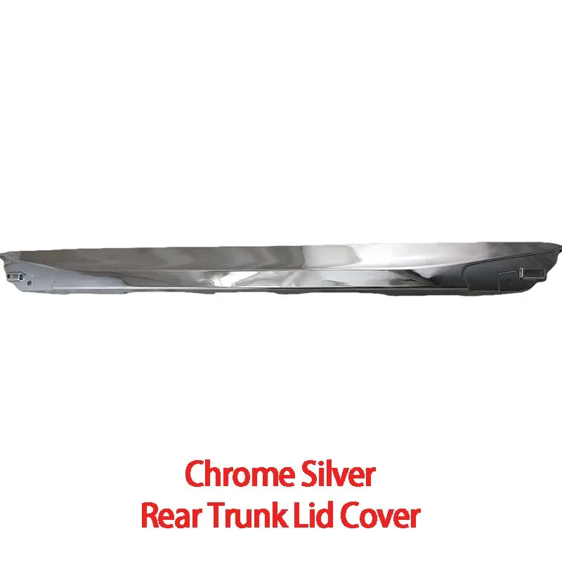 عالية الجودة ABS مطلي بالكروم الخلفي غطاء صندوق السيارة غطاء الكسوة لتويوتا دايهاتسو شينيا أفانزا 2016 سيارة التصميم