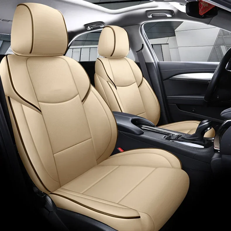 

Custom car Seat Covers set 5 seat leather for Cadillac ATSL auto products seat caution car accessories auto cover