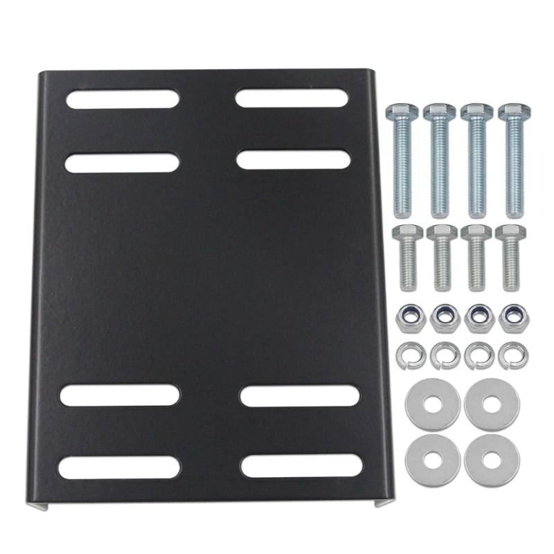 Engine Mounting Base with Formed Slotted Platform, Installation Plate for GX160 GX200 Drivetrain Positioning and H9EE