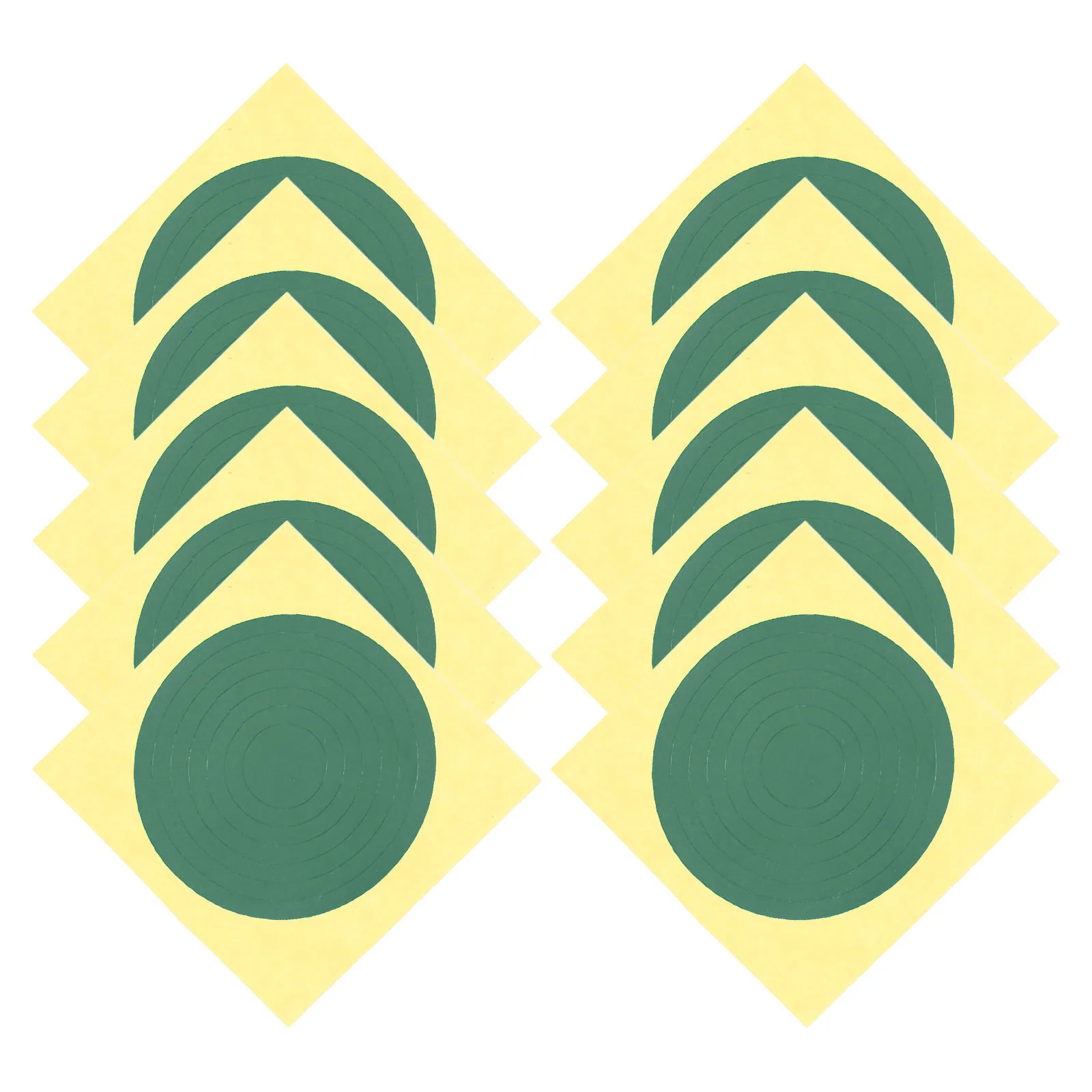 

10 Sheets Pressure Gauge Reflective Indicator Stickers Easy Installation Clear Identification Adhesive Pressure Gauge Label