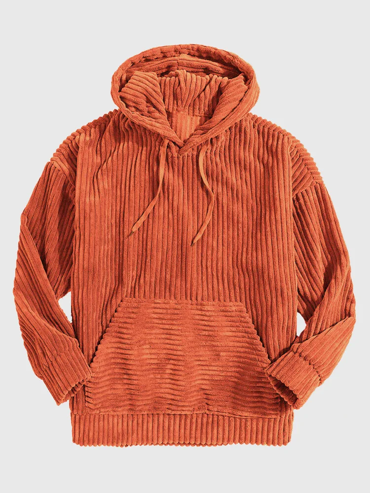 2026 Herren-Hoodie Corduroy Streetwear Y2k Vintage Kleidung Angebote Hohe Qualität Willkommensangebot 90er Jahre Oversize Herren-Kapuzenpullover – Detail 8