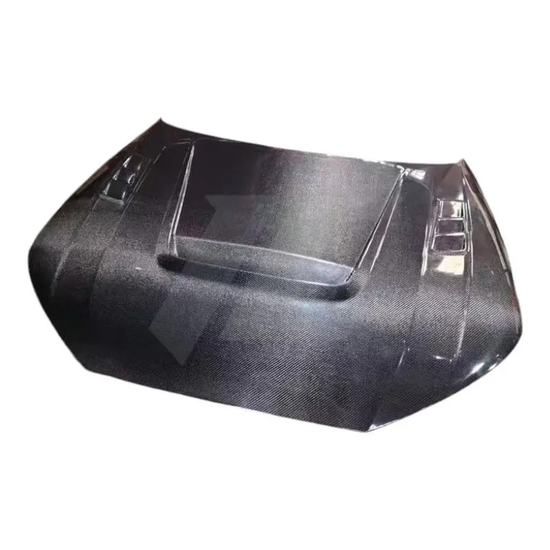 

Carbon Fiber Front Engine Hood Bonnet Vent for AUDI A4 2017+，100% tested well