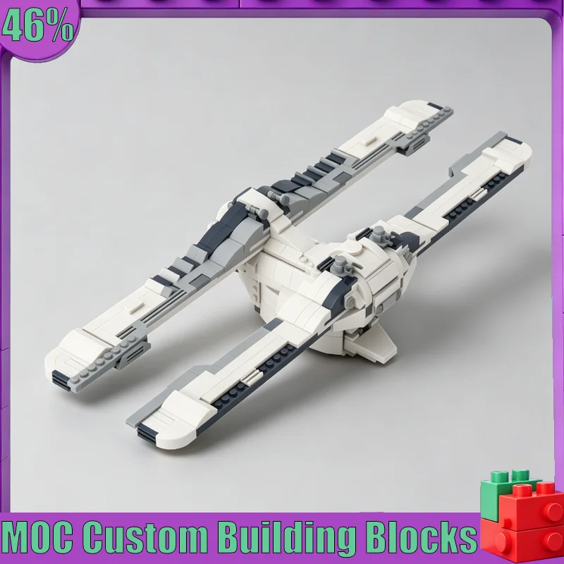 NEW 753PCS Sci Fi Spacecraft Landing Craft MOC Model Custom Puzzle DIY Assembly Educational Toy Gift Collection Display Blocks