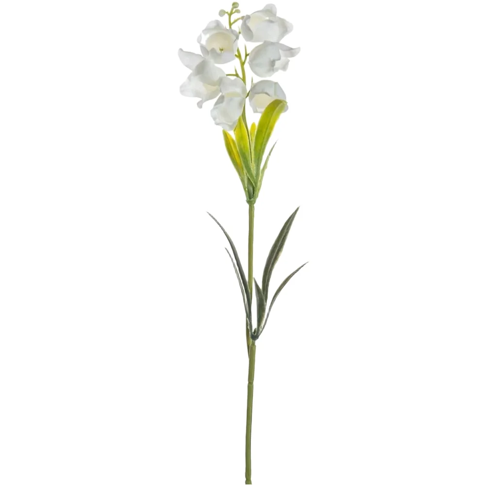 Lily of the Valley Artificial Flowers 33cm with Lifelike Detail Silk Cloth and Plastic for Home For Wedding Use