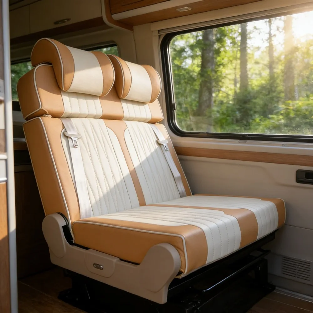Mini Bus Passenger Seats with Adjustable Backrest - Wholesale Custom Luxury Folding Seats for MPVs Van & Motorhome Modifications